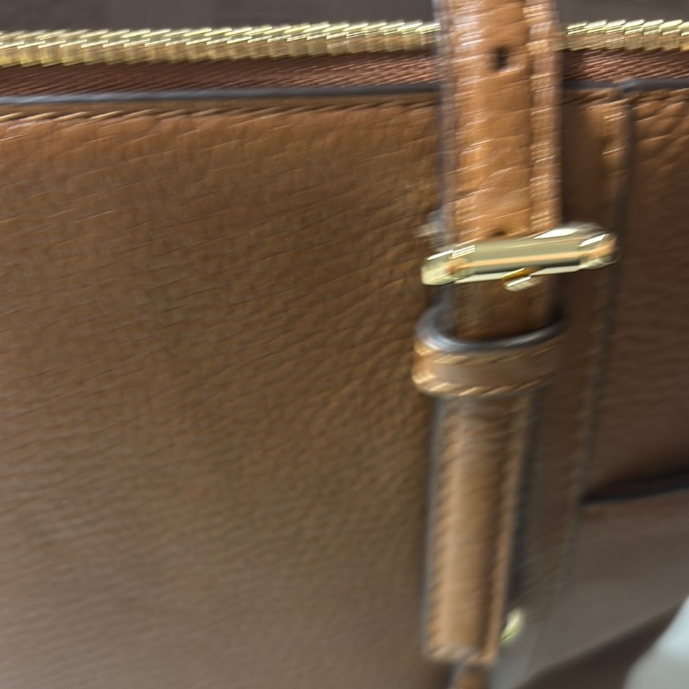 Michael Kors Brown Saffiano Leather Tote - Picture 15 of 17